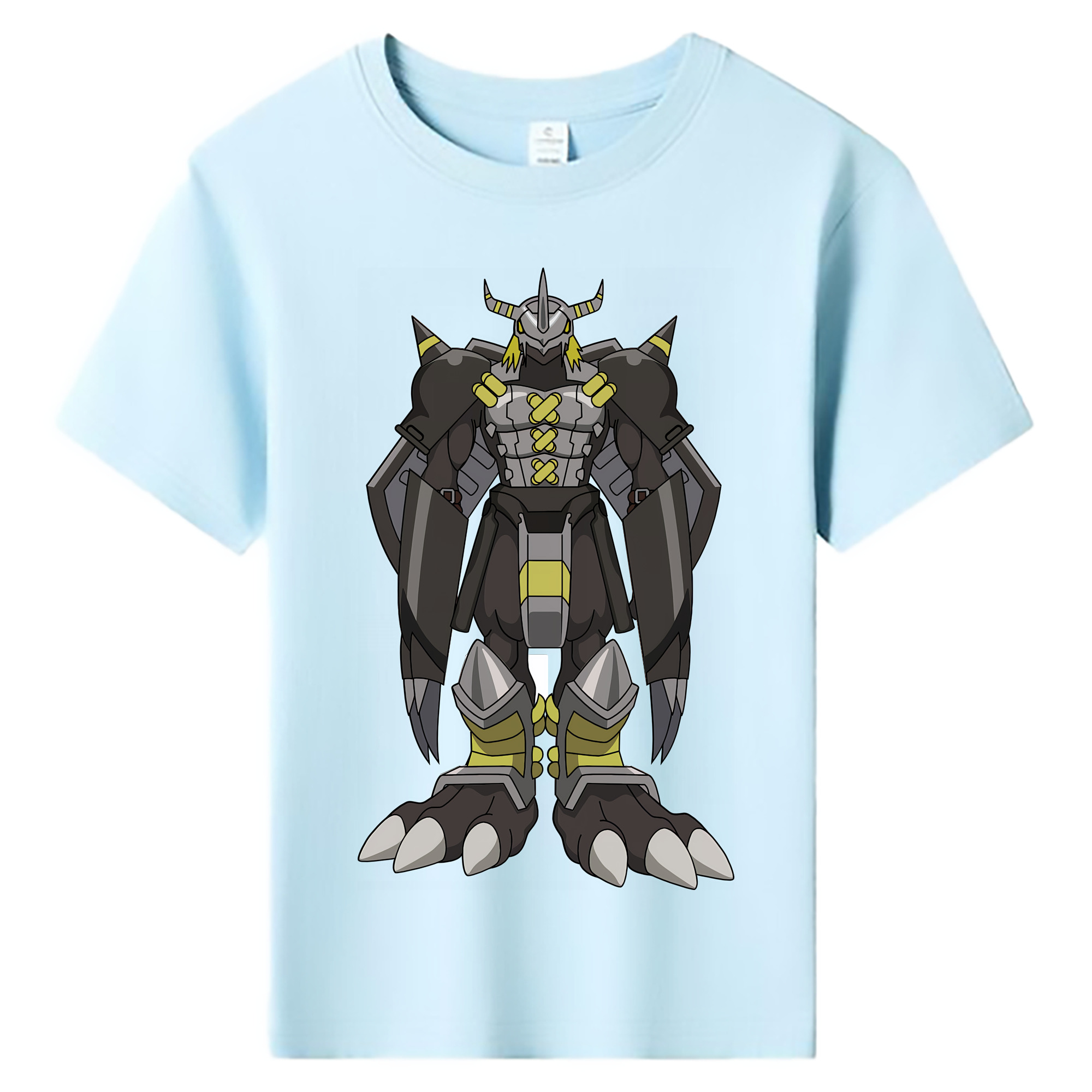 （画像用） Digimon デジタルモンスター/デジモン 綿100％キッズTシャツ（フロントプリント）